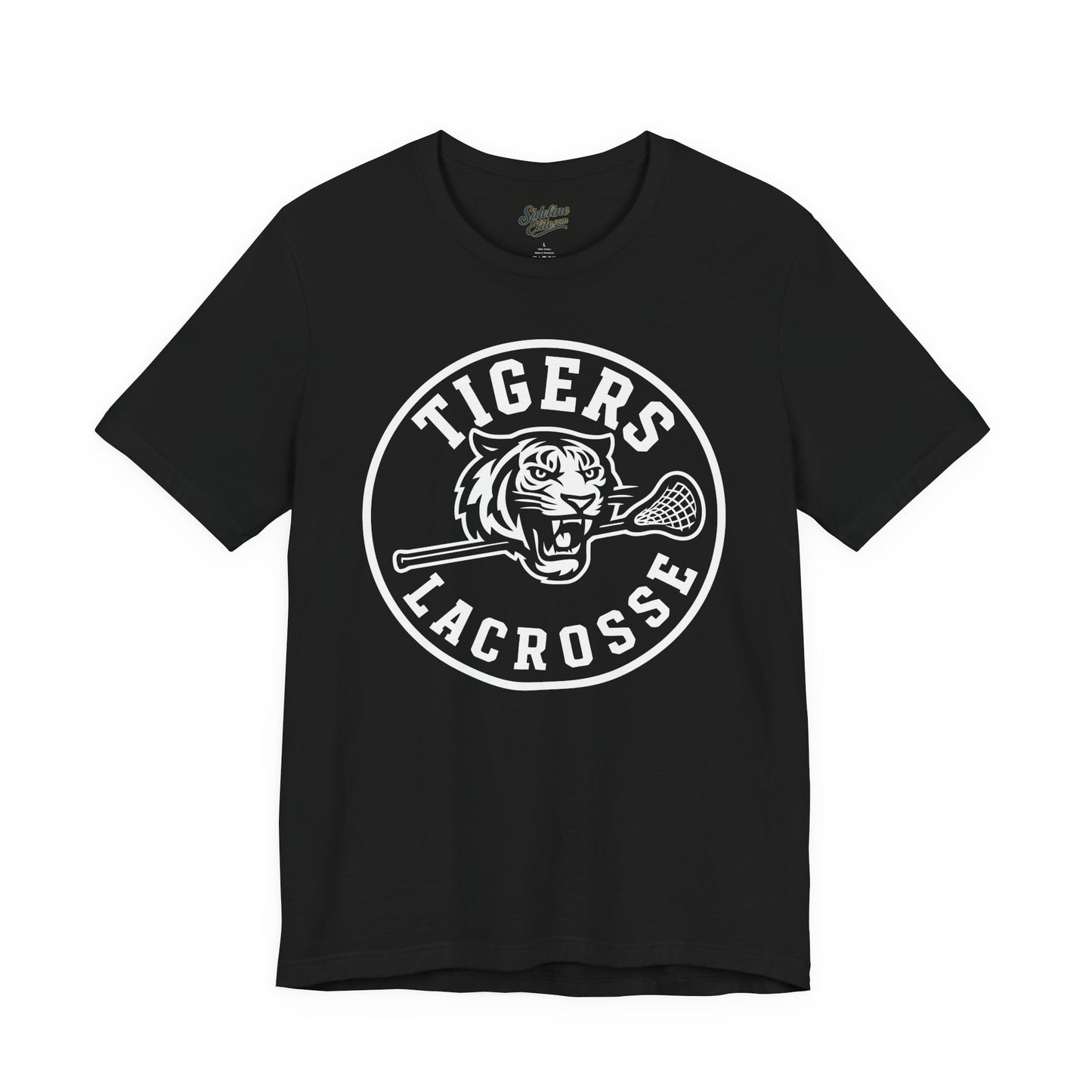 Tigers Lacrosse Team Tee | Classic Mascot Crest Design