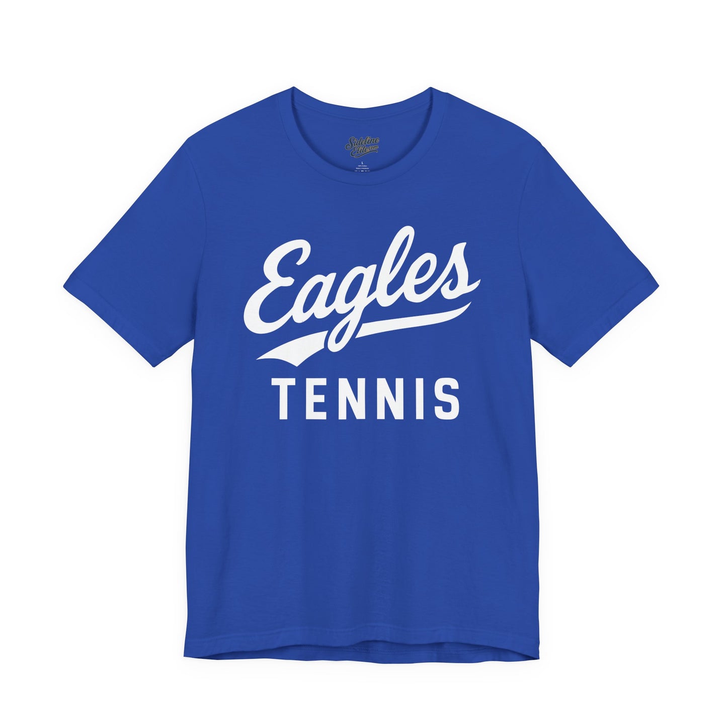 Eagles Tennis Spirit Wear T-Shirt | Script Retro-Styled Athletic Font Design