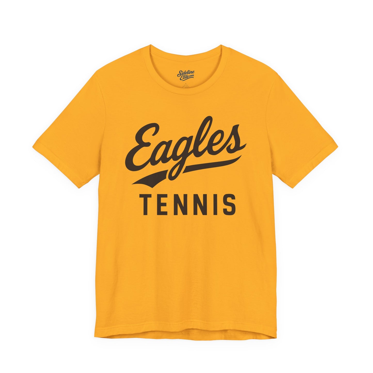 Eagles Tennis Spirit Wear T-Shirt | Script Retro-Styled Athletic Font Design