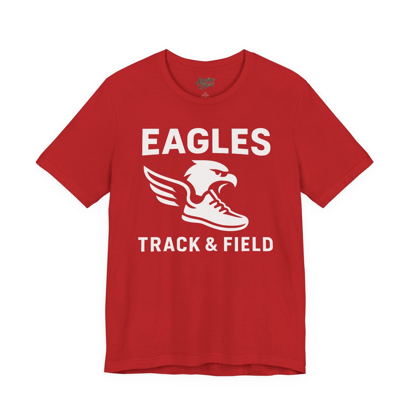 Eagles Track & Field T-Shirt β Winged Shoe Design | High School Spirit Wear
