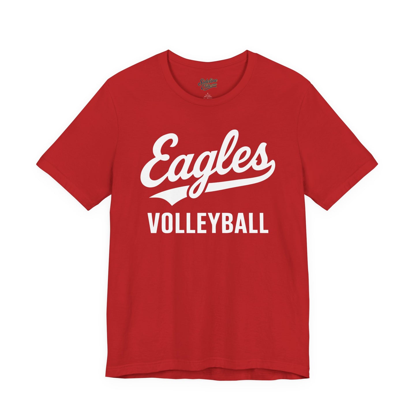 Eagles Volleyball Team Shirt | Script Tail Design