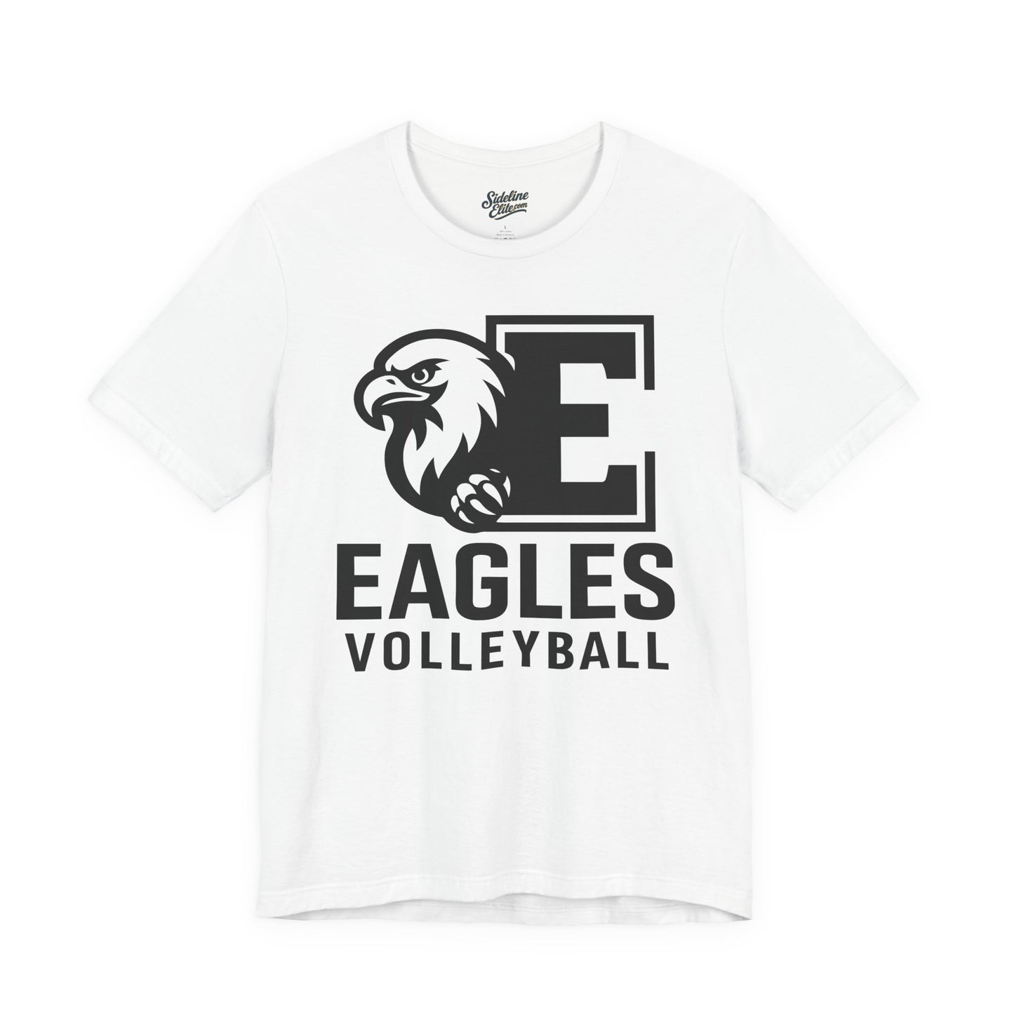 Eagles Volleyball Team Shirt | Varsity Block E Mascot Design