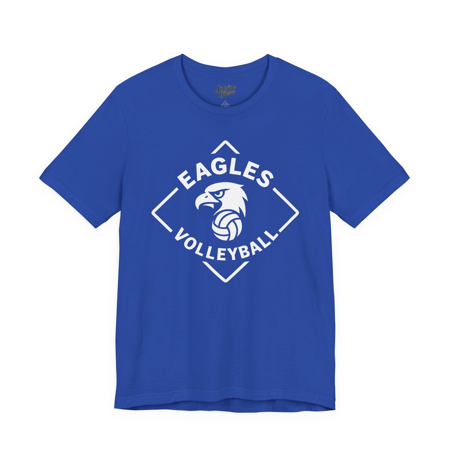 Eagles Volleyball Team Shirt | Diamond Crest Mascot Logo