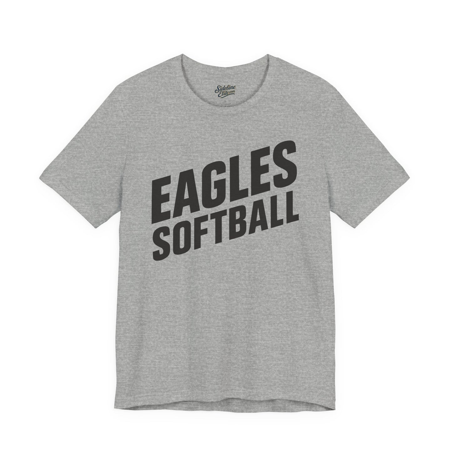 Eagles Softball Spirit Wear T-Shirt | Slanted Bold Text Design for Maximum Impact