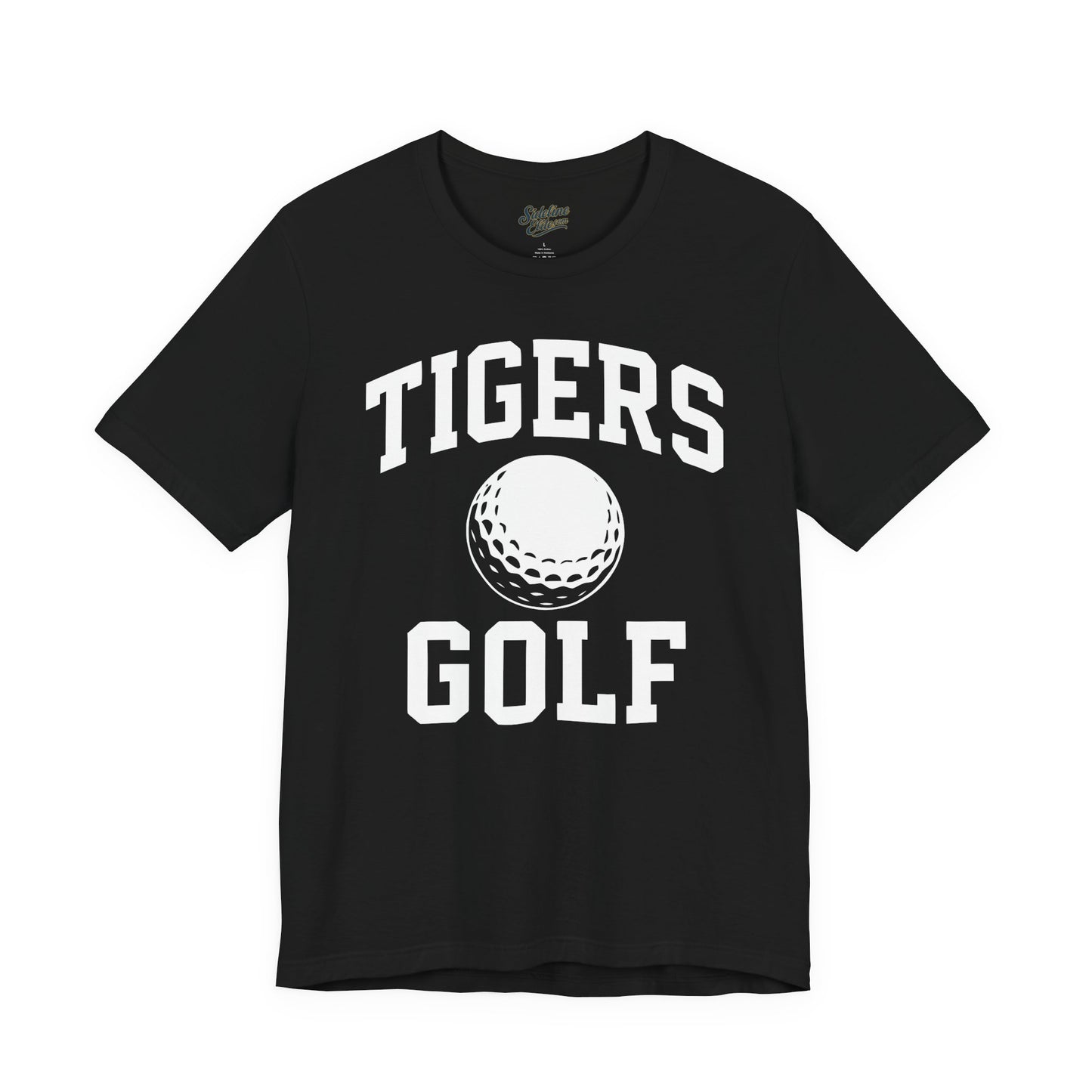 Tigers Golf Classic Tee | Bold Varsity Lettering with Center Golf Ball Graphic