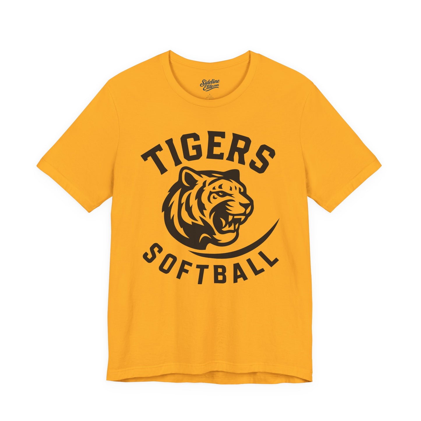 Tigers Softball Legacy Arc Tee | Bold Tiger Head with Sweep Tail Accent