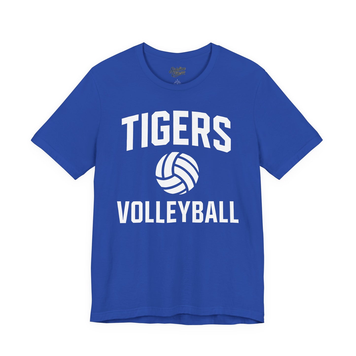 Tigers Volleyball Classic Tee | Bold Block Letter Design