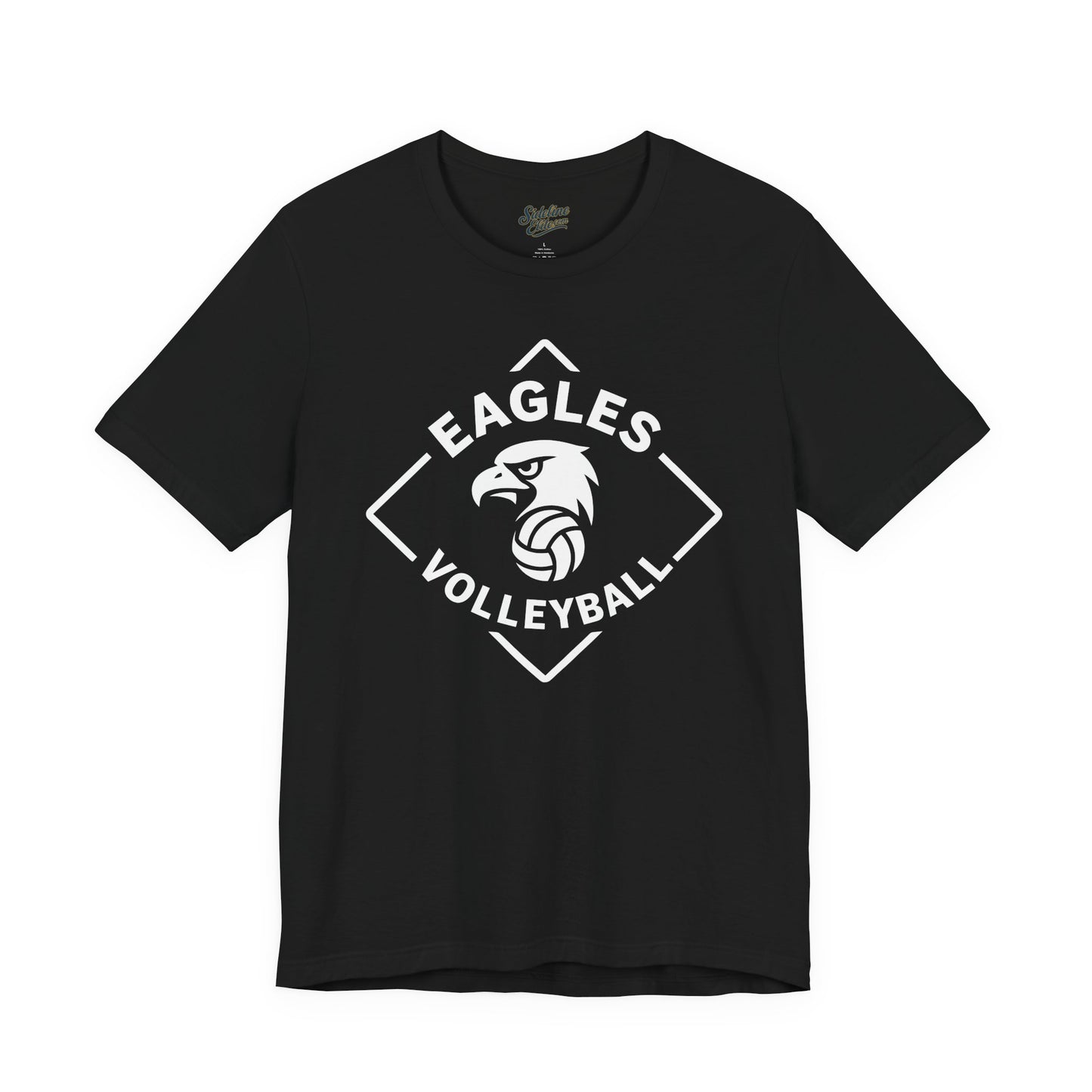 Eagles Volleyball Team Shirt | Diamond Crest Mascot Logo