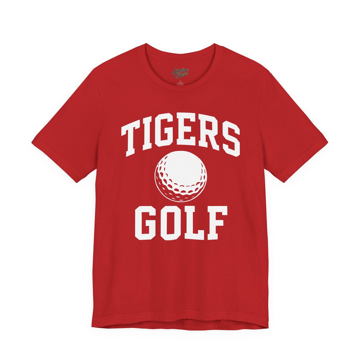 Tigers Golf Classic Tee | Bold Varsity Lettering with Center Golf Ball Graphic
