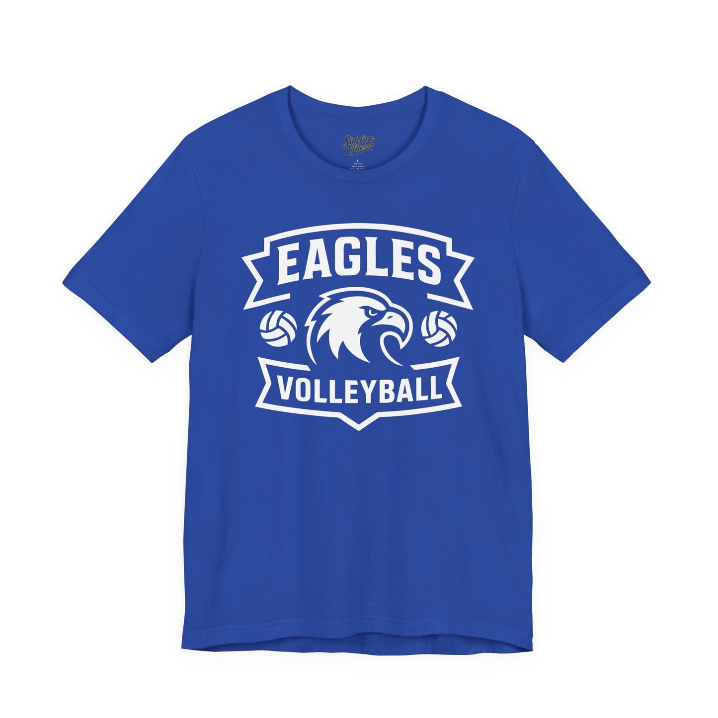 Eagles Volleyball Team Shirt | Triple Ball Banner Crest Design