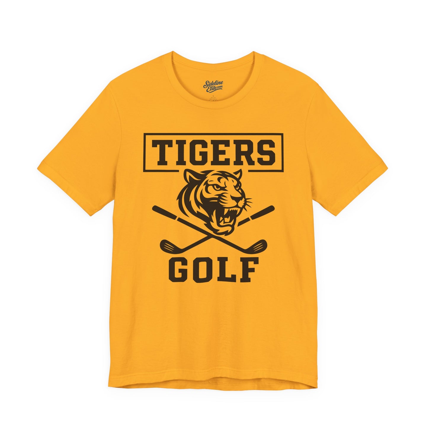 Tigers Golf Fierce Swing Tee | Tiger Head & Crossed Clubs