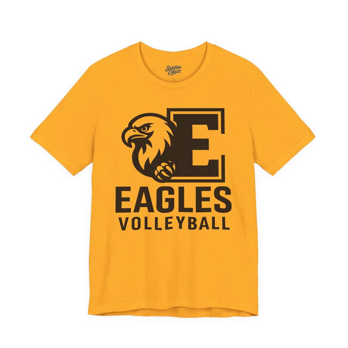 Eagles Volleyball Team Shirt | Varsity Block E Mascot Design