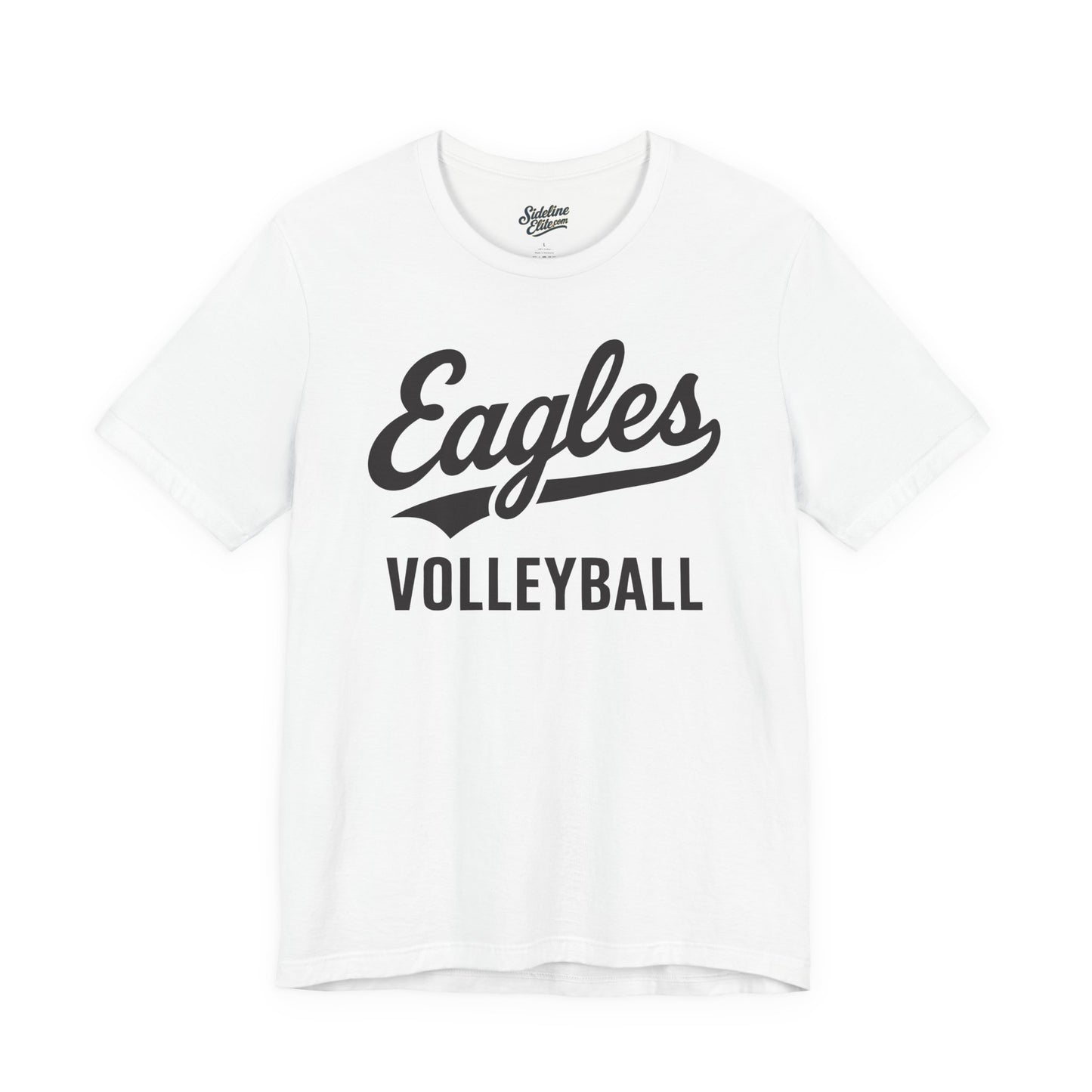 Eagles Volleyball Team Shirt | Script Tail Design