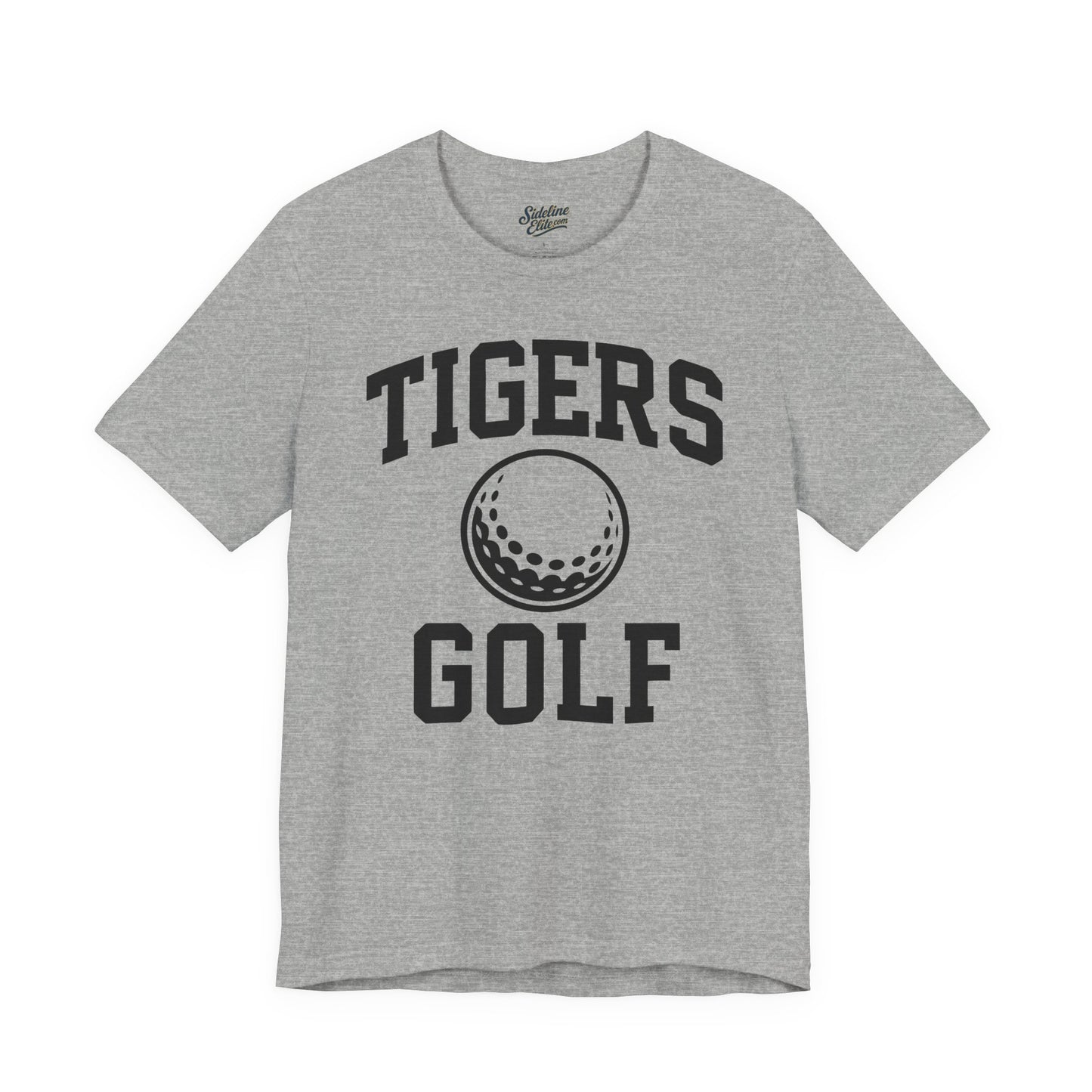 Tigers Golf Classic Tee | Bold Varsity Lettering with Center Golf Ball Graphic