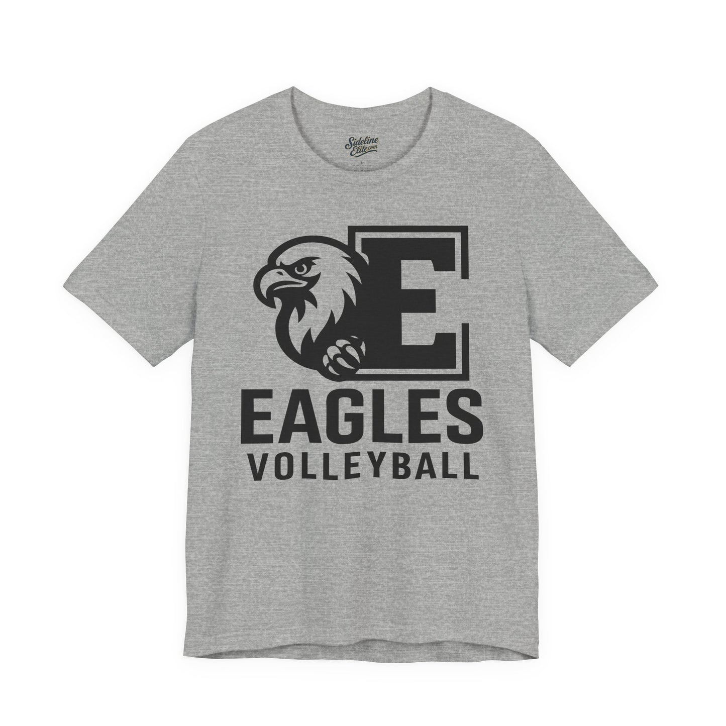Eagles Volleyball Team Shirt | Varsity Block E Mascot Design