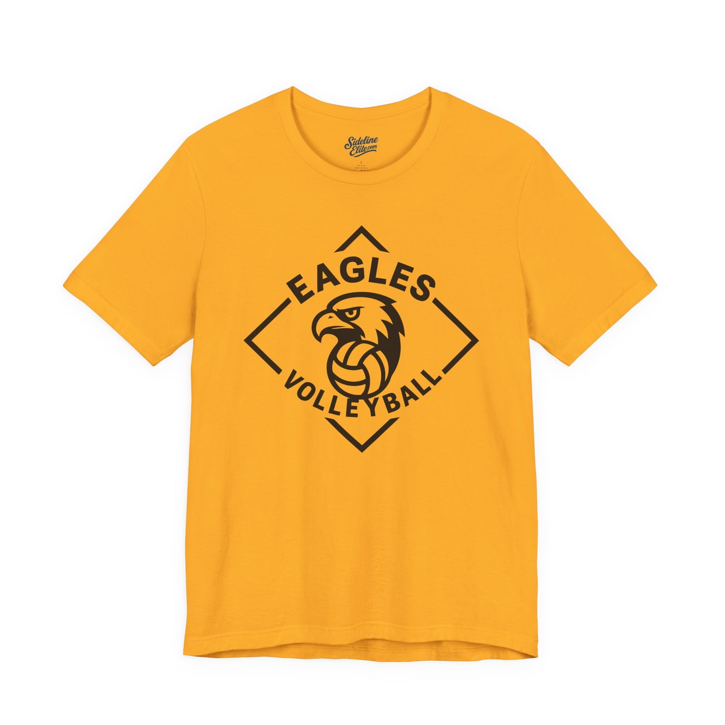 Eagles Volleyball Team Shirt | Diamond Crest Mascot Logo