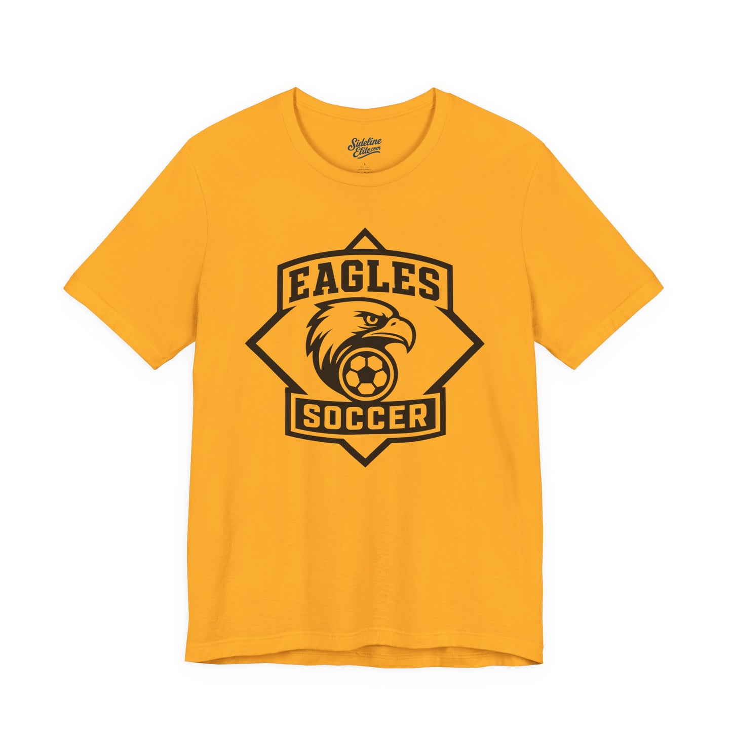 Eagles Soccer Spirit Wear T-Shirt | Diamond Crest High School Team Emblem