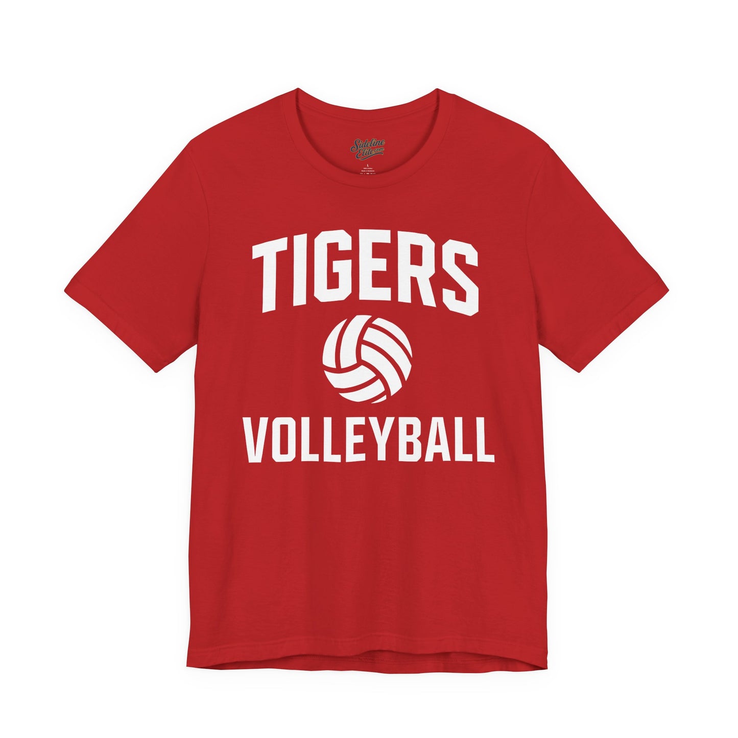Tigers Volleyball Classic Tee | Bold Block Letter Design