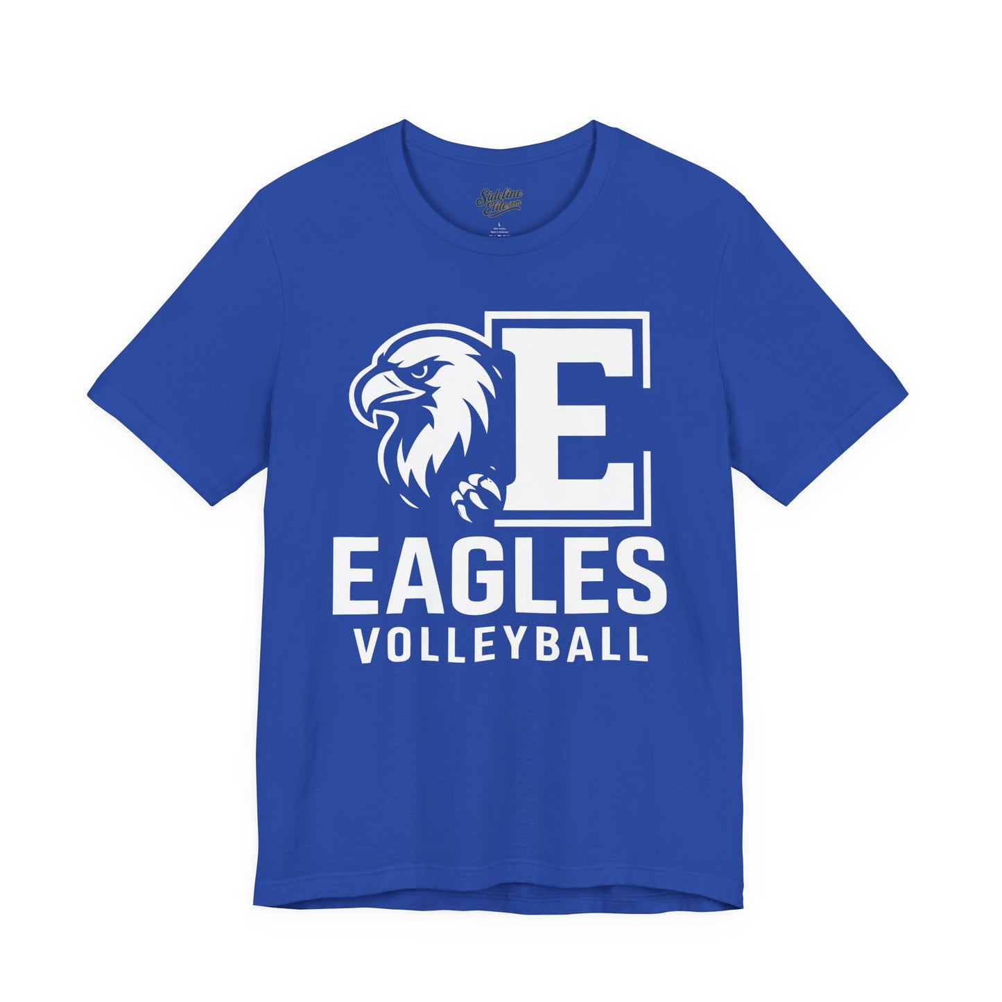 Eagles Volleyball Team Shirt | Varsity Block E Mascot Design