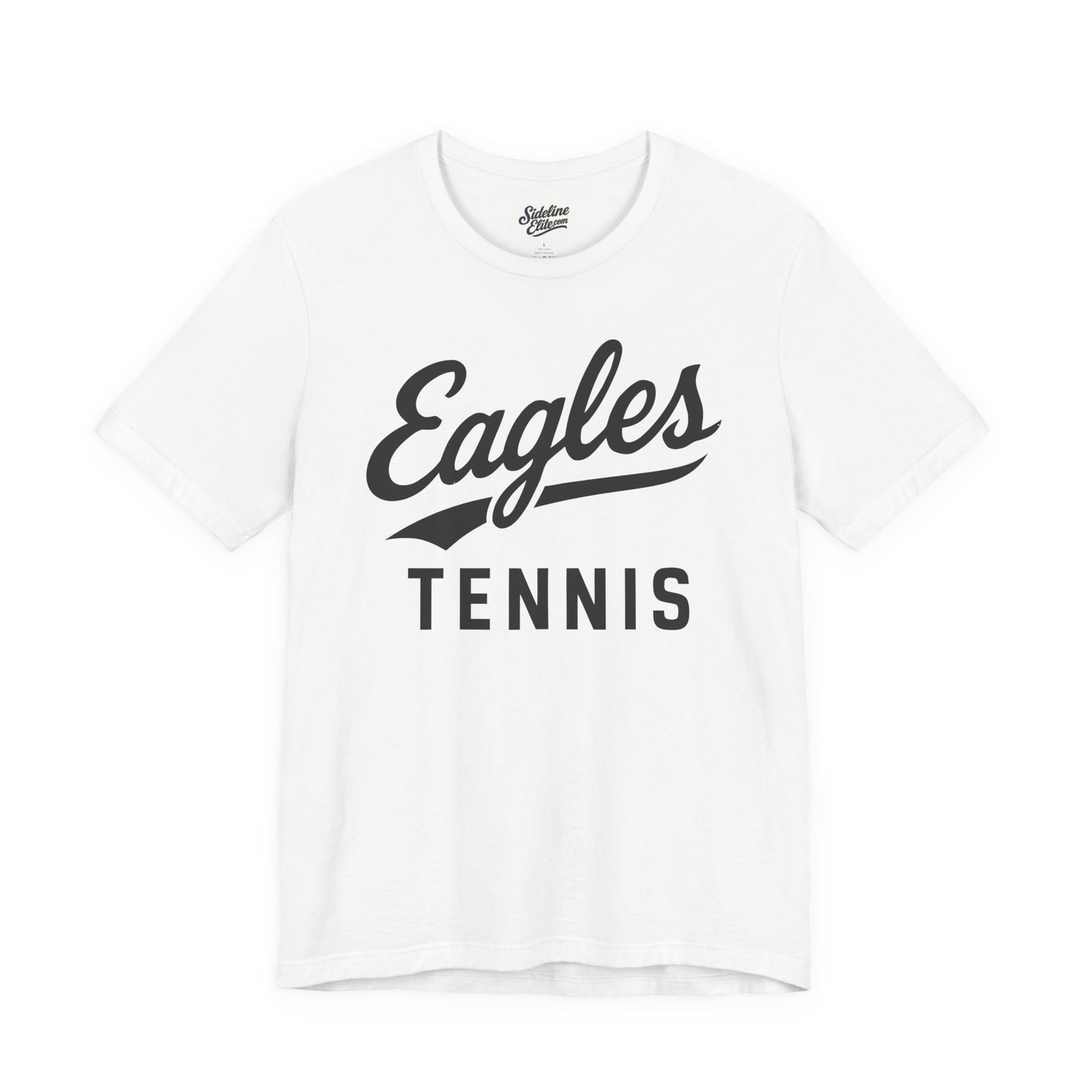 Eagles Tennis Spirit Wear T-Shirt | Script Retro-Styled Athletic Font Design