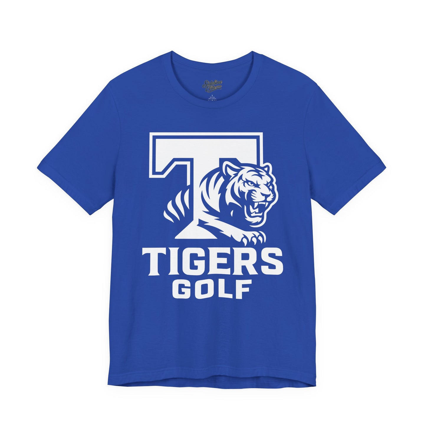 Tigers Golf Pride Tee | Bold "T" with Fierce Mascot Emblem