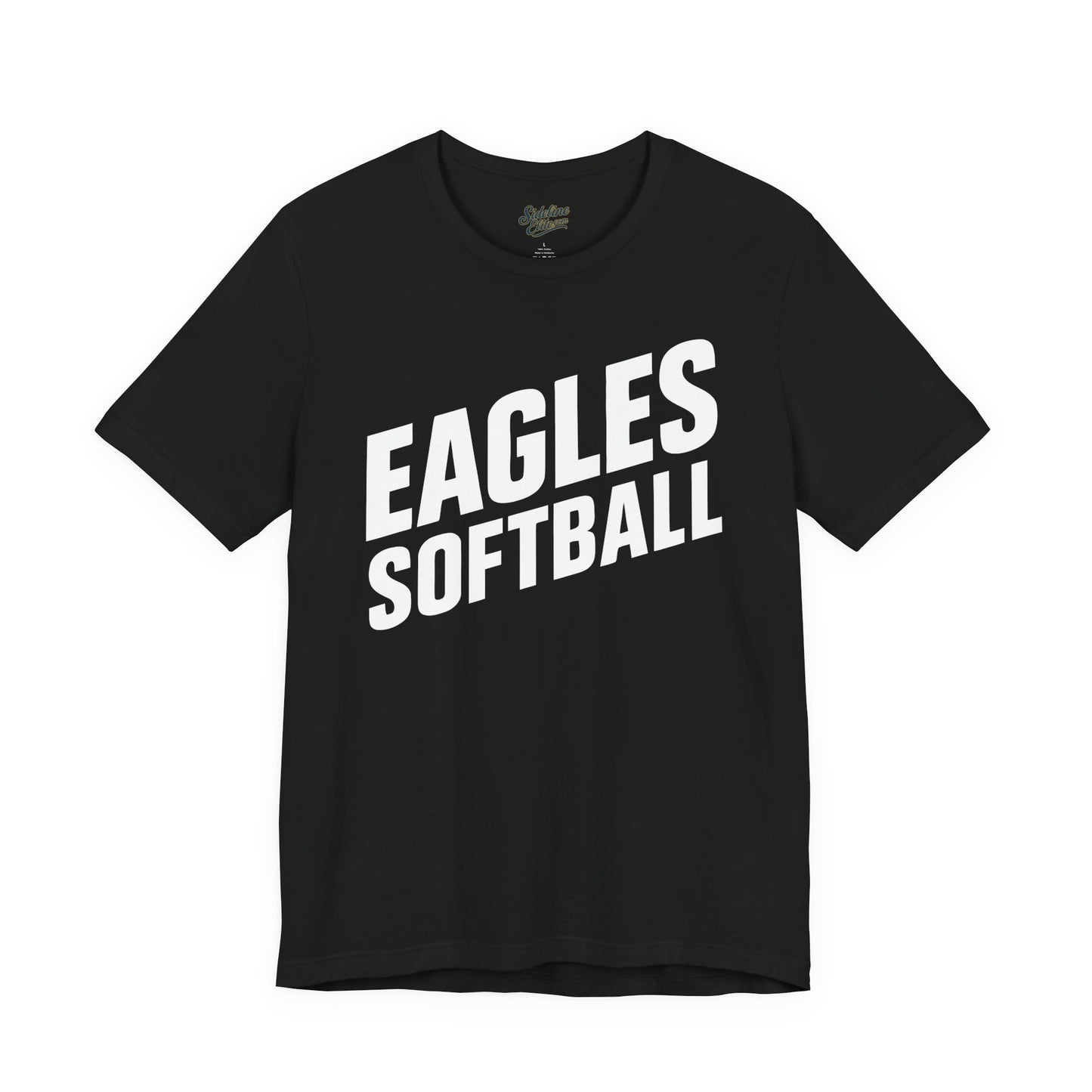 Eagles Softball Spirit Wear T-Shirt | Slanted Bold Text Design for Maximum Impact