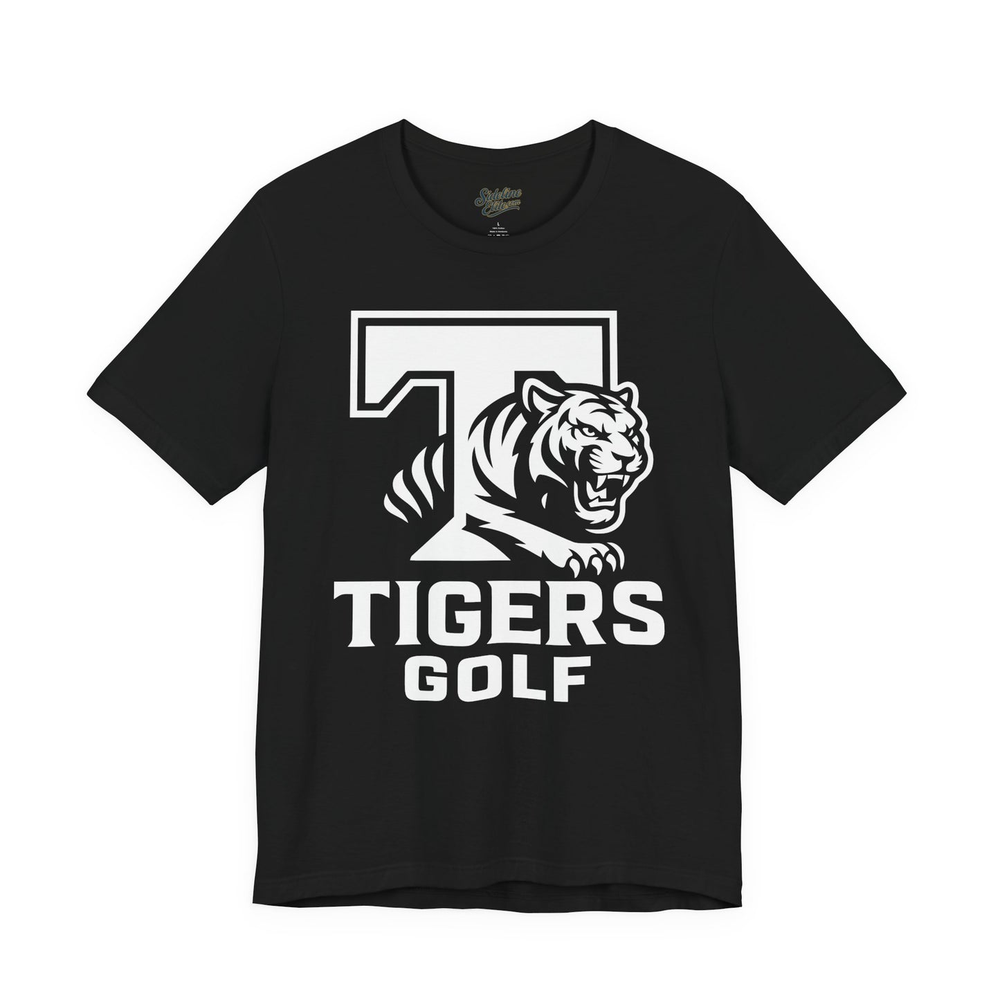 Tigers Golf Pride Tee | Bold "T" with Fierce Mascot Emblem