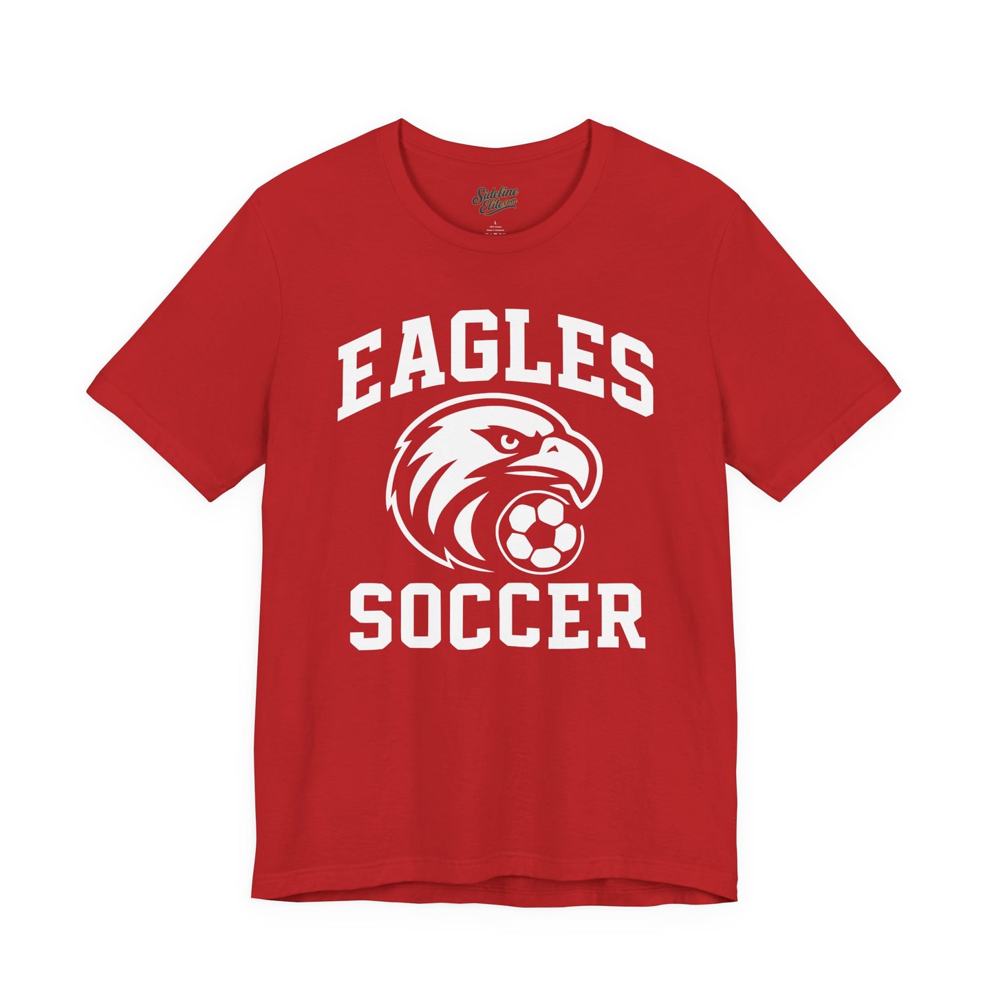 Eagles Soccer Spirit Wear T-Shirt | Bold Mascot Graphic High School Team Gear