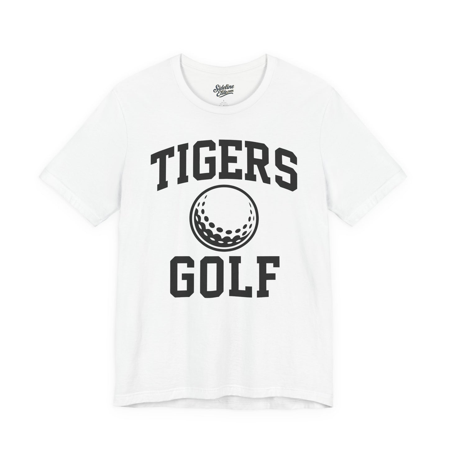 Tigers Golf Classic Tee | Bold Varsity Lettering with Center Golf Ball Graphic