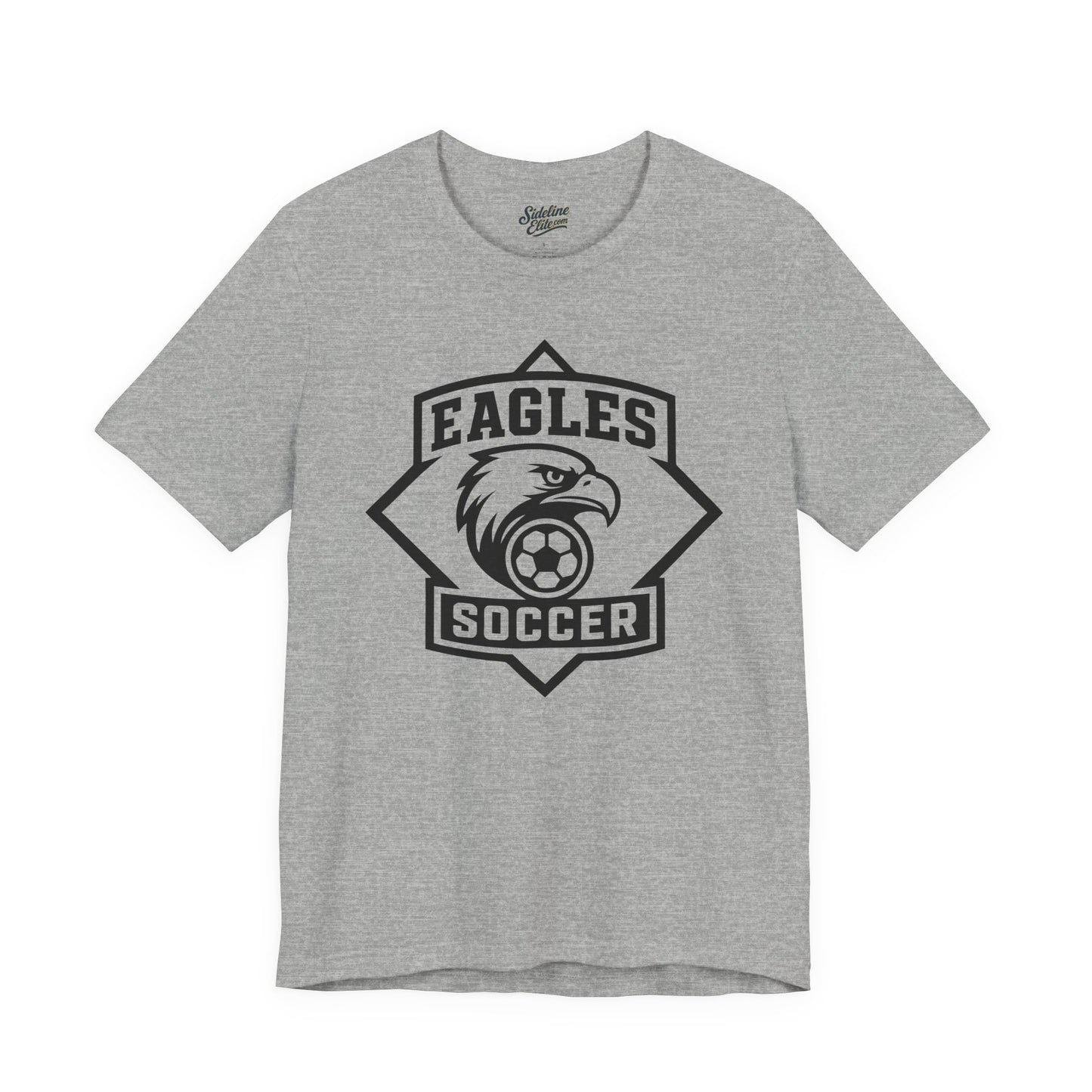 Eagles Soccer Spirit Wear T-Shirt | Diamond Crest High School Team Emblem
