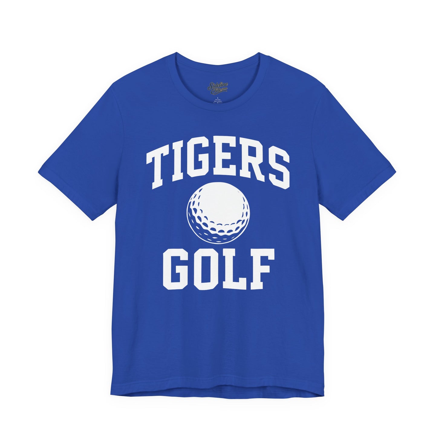 Tigers Golf Classic Tee | Bold Varsity Lettering with Center Golf Ball Graphic