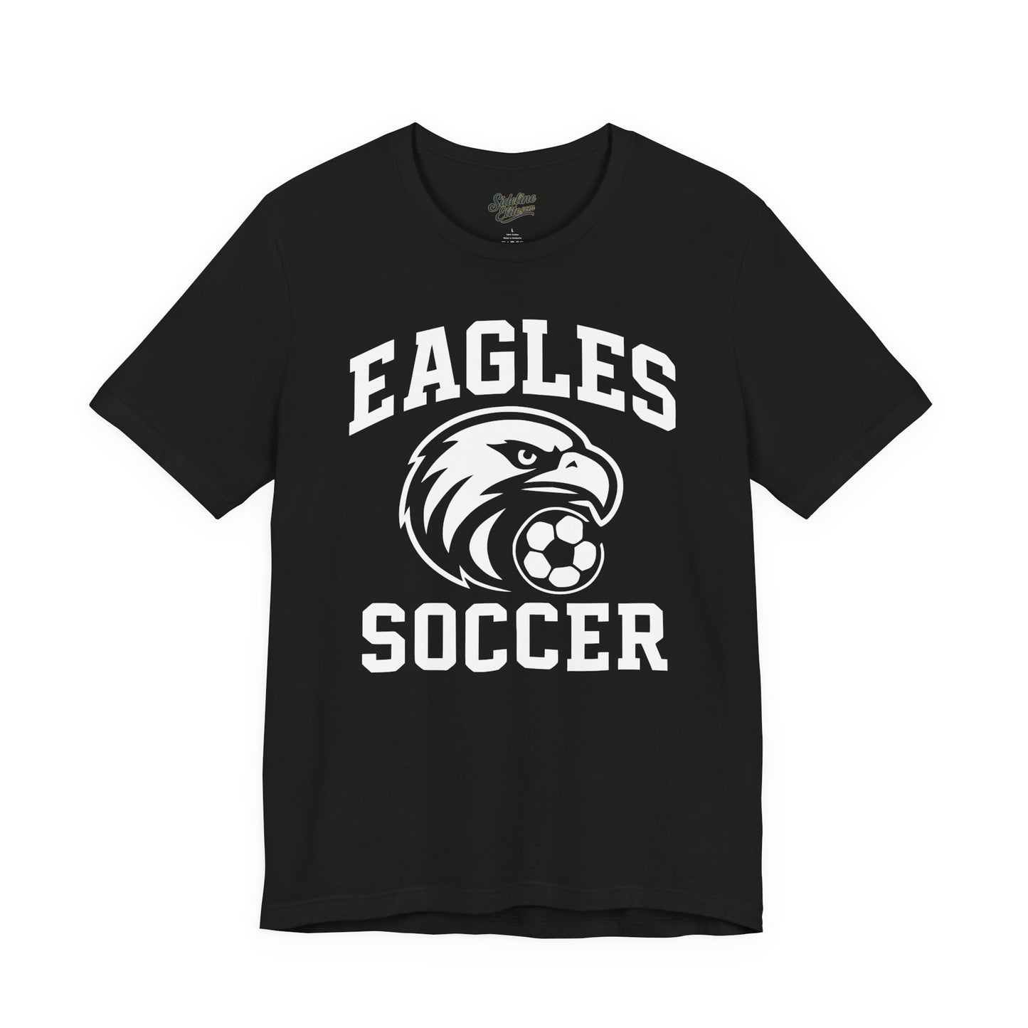 Eagles Soccer Spirit Wear T-Shirt | Bold Mascot Graphic High School Team Gear