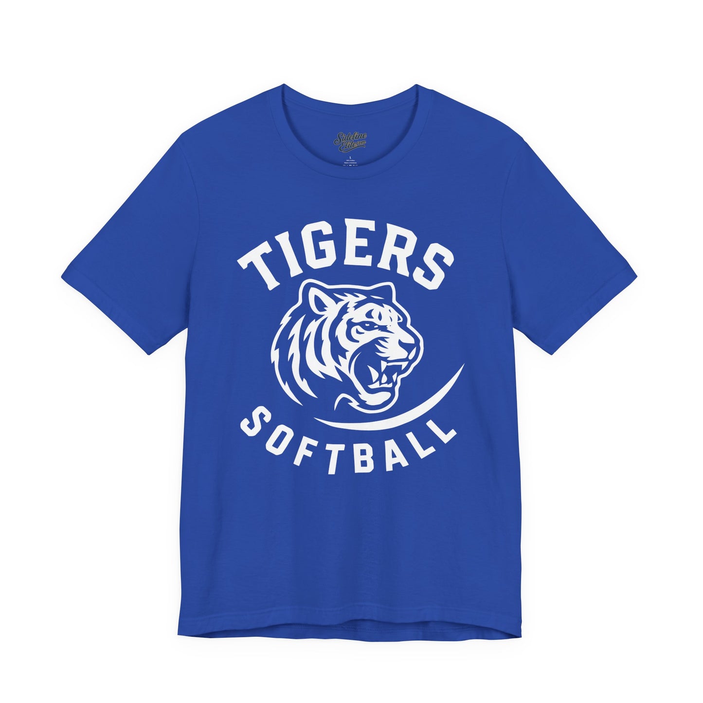 Tigers Softball Legacy Arc Tee | Bold Tiger Head with Sweep Tail Accent