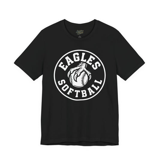 Eagles Softball Spirit Wear T-Shirt | Fierce Talon Clutching Softball Graphic
