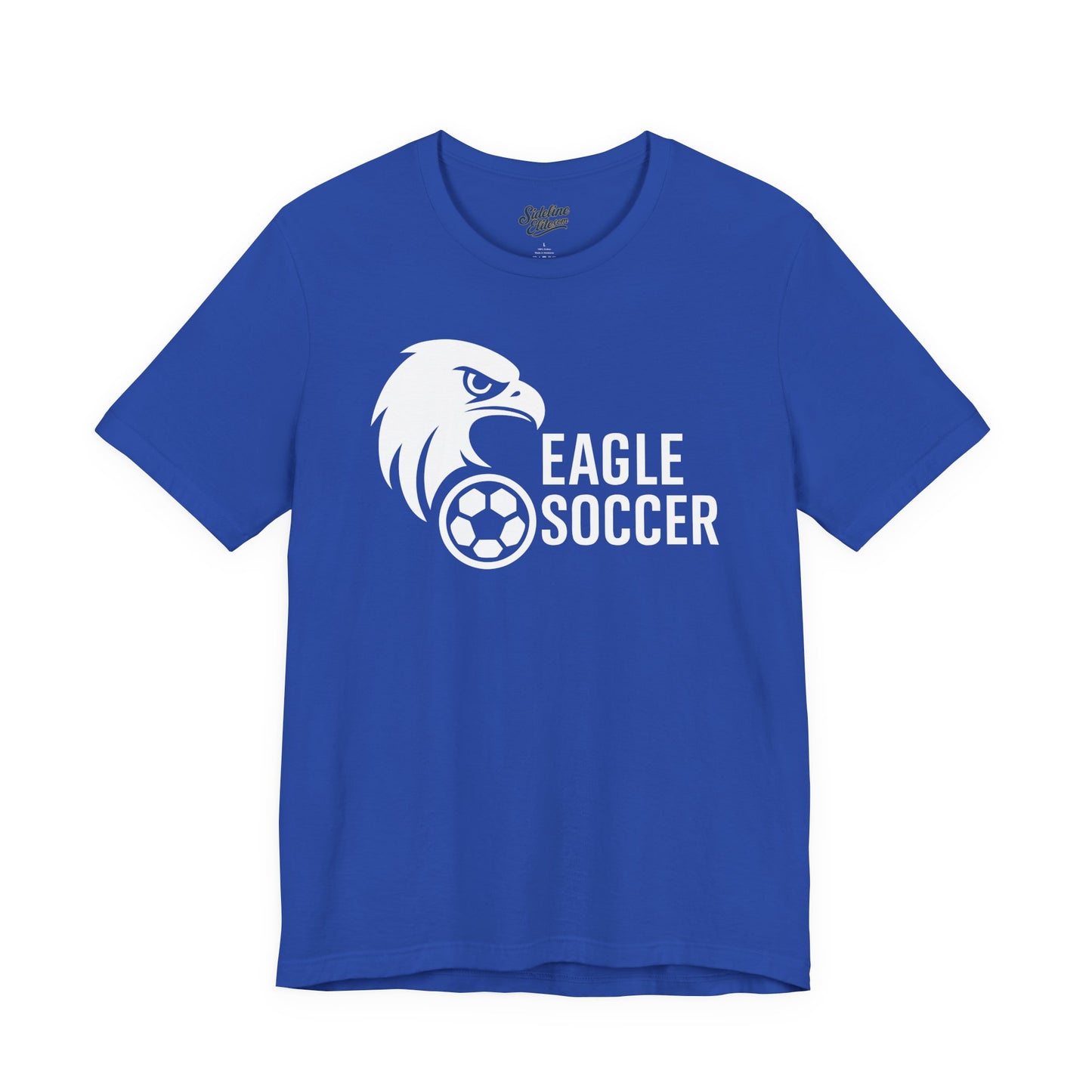 Eagles Soccer Spirit Wear T-Shirt | Clean Modern Mascot Design for High School Fans