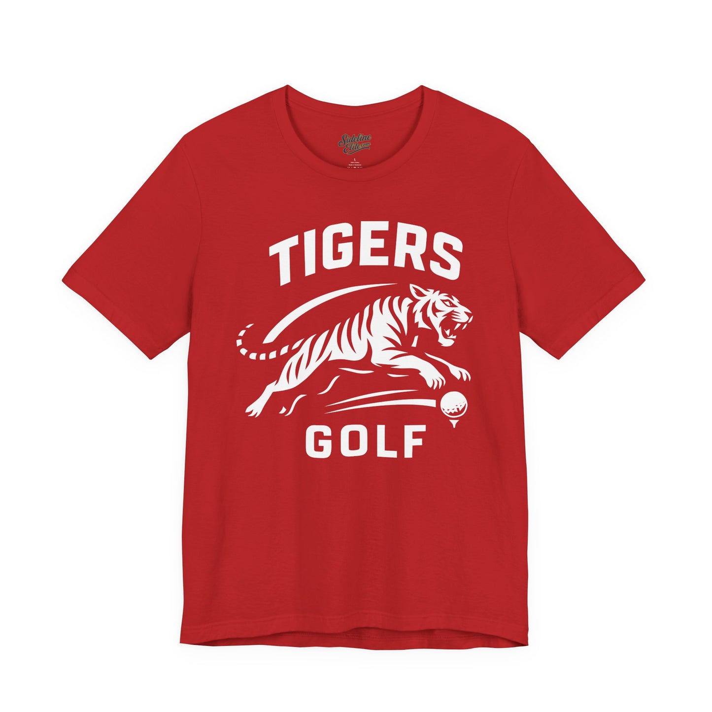 Tigers Golf Pounce Tee | Leaping Tiger & Golf Ball Graphic