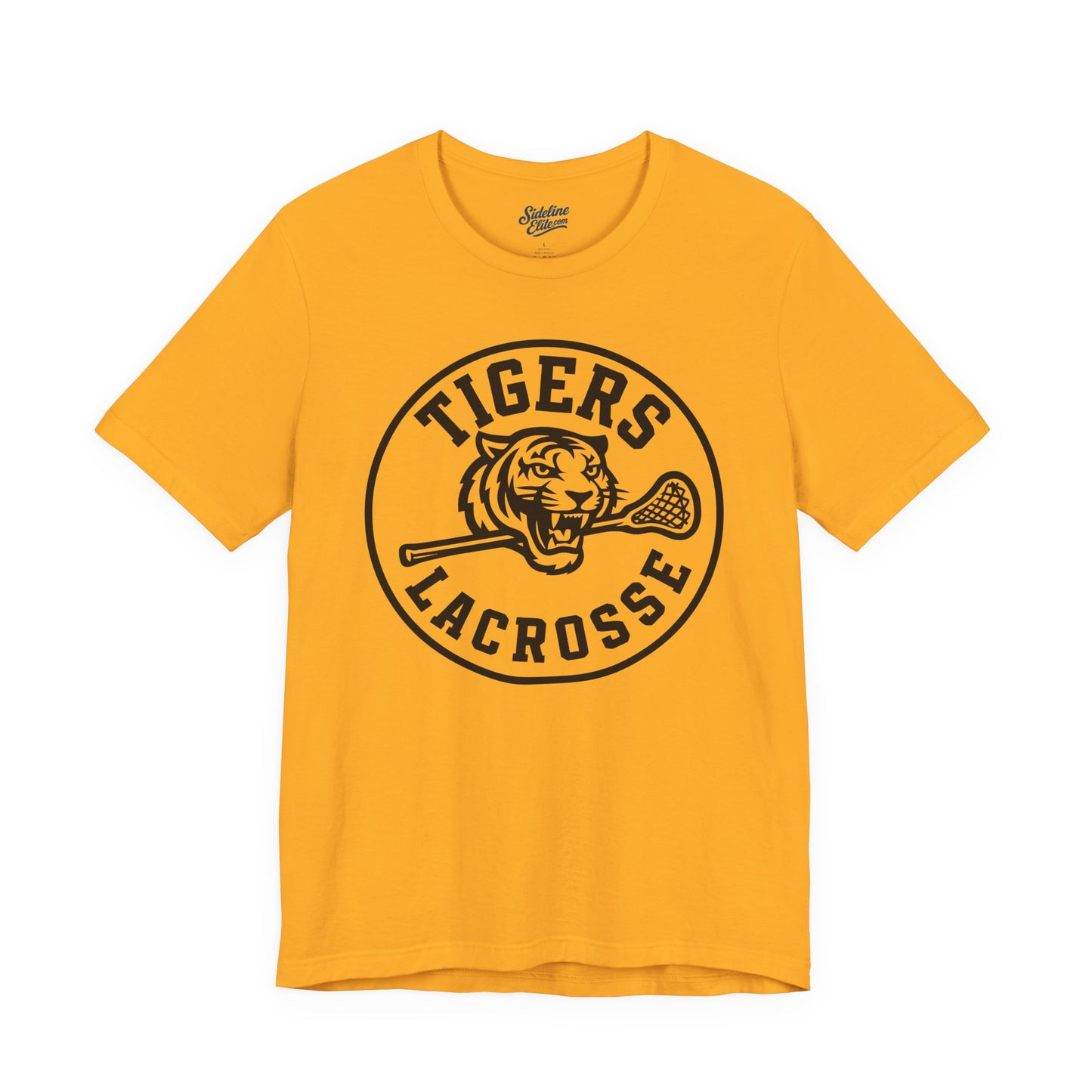 Tigers Lacrosse Team Tee | Classic Mascot Crest Design