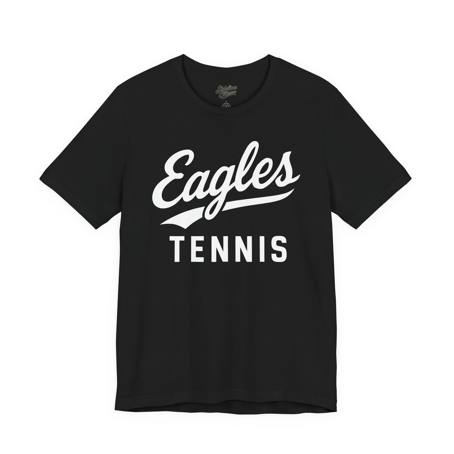 Eagles Tennis Spirit Wear T-Shirt | Script Retro-Styled Athletic Font Design