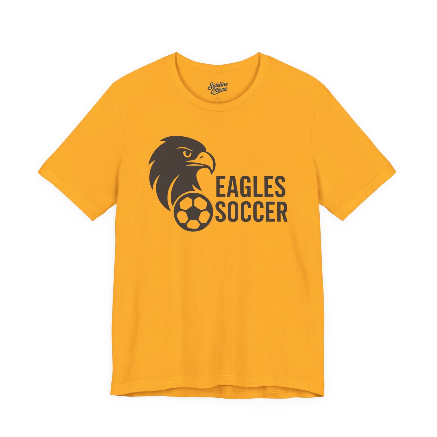 Eagles Soccer Spirit Wear T-Shirt | Clean Modern Mascot Design for High School Fans
