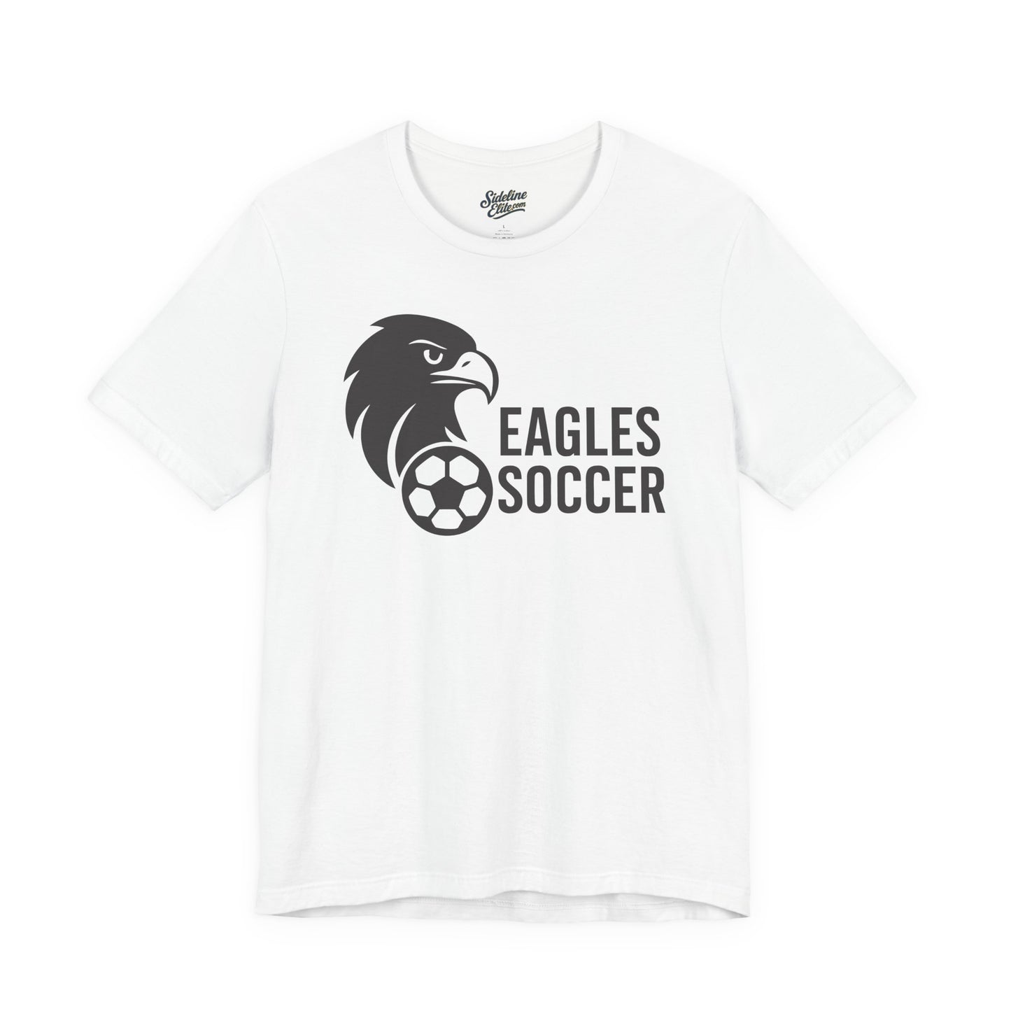 Eagles Soccer Spirit Wear T-Shirt | Clean Modern Mascot Design for High School Fans