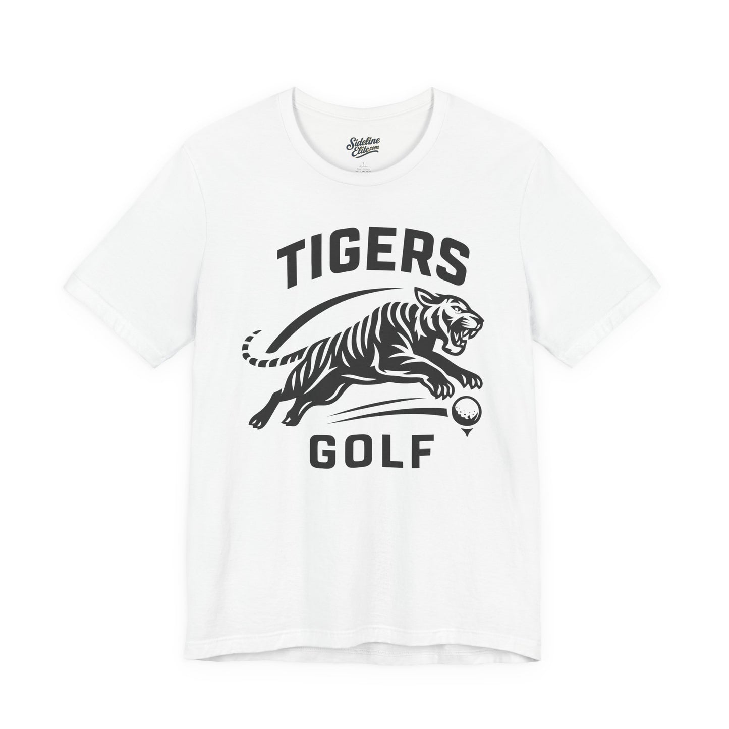 Tigers Golf Pounce Tee | Leaping Tiger & Golf Ball Graphic