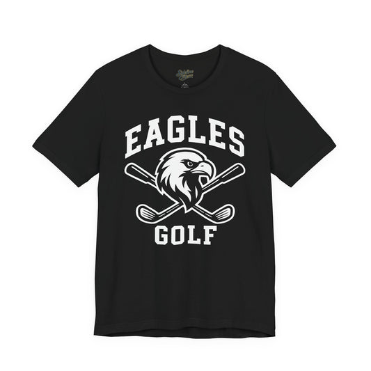 Eagles Golf – Crossed Clubs T-Shirt | High School Spirit Wear