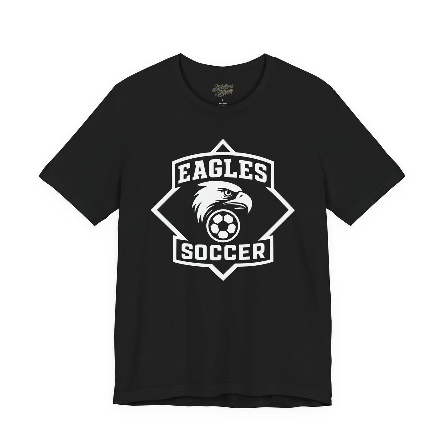 Eagles Soccer Spirit Wear T-Shirt | Diamond Crest High School Team Emblem