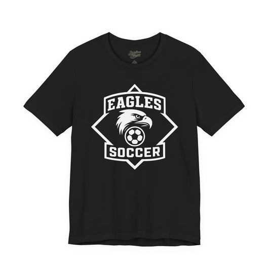Eagles Soccer Spirit Wear T-Shirt | Diamond Crest High School Team Emblem