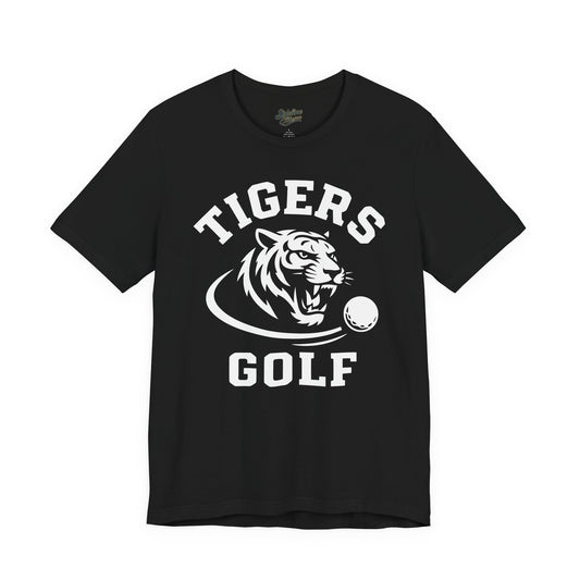 Tigers Golf Strike Tee | Tiger Head & Motion Golf Ball Graphic