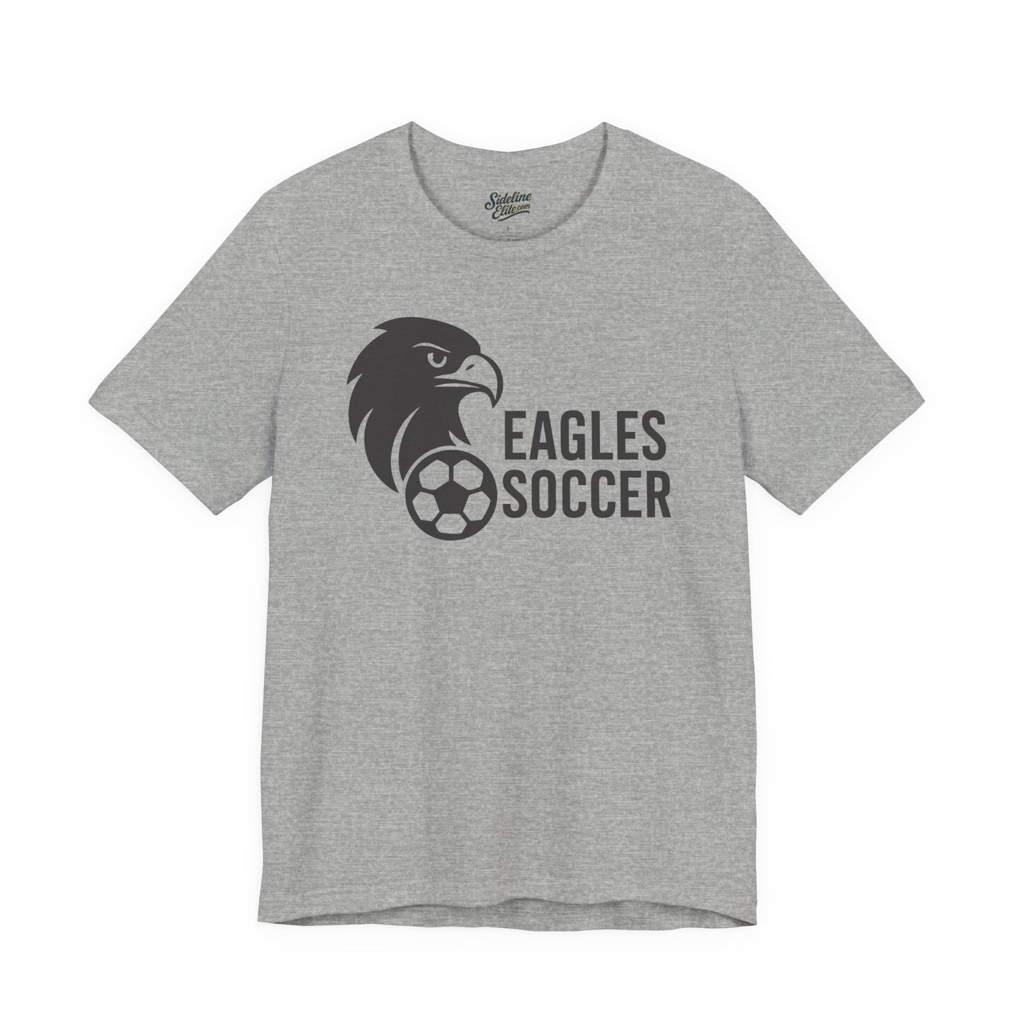 Eagles Soccer Spirit Wear T-Shirt | Clean Modern Mascot Design for High School Fans