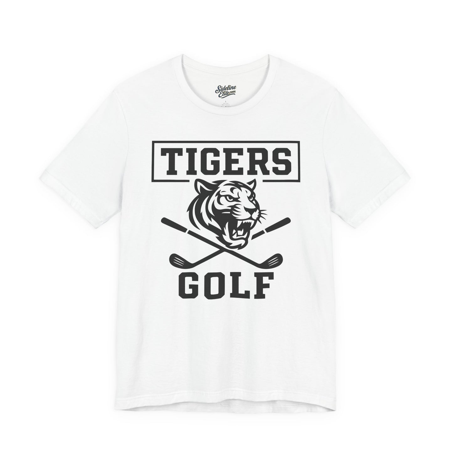 Tigers Golf Fierce Swing Tee | Tiger Head & Crossed Clubs