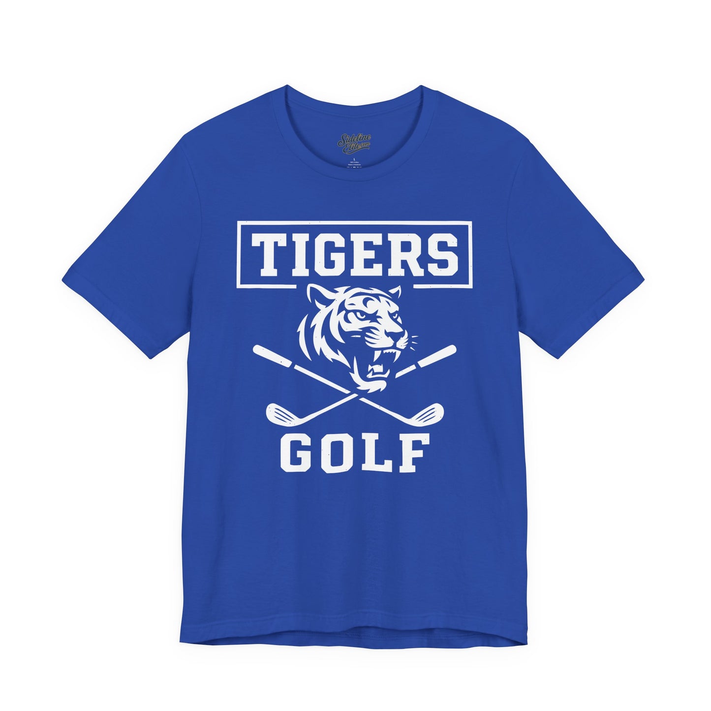 Tigers Golf Fierce Swing Tee | Tiger Head & Crossed Clubs