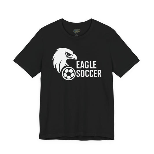 Eagles Soccer Spirit Wear T-Shirt | Clean Modern Mascot Design for High School Fans