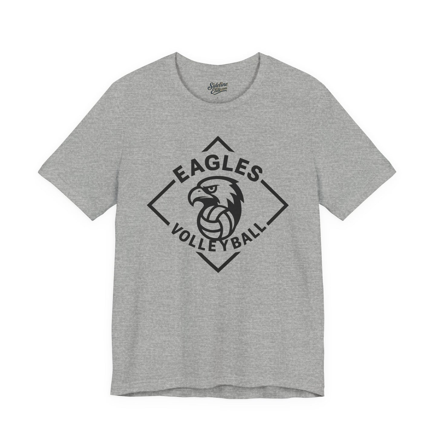 Eagles Volleyball Team Shirt | Diamond Crest Mascot Logo